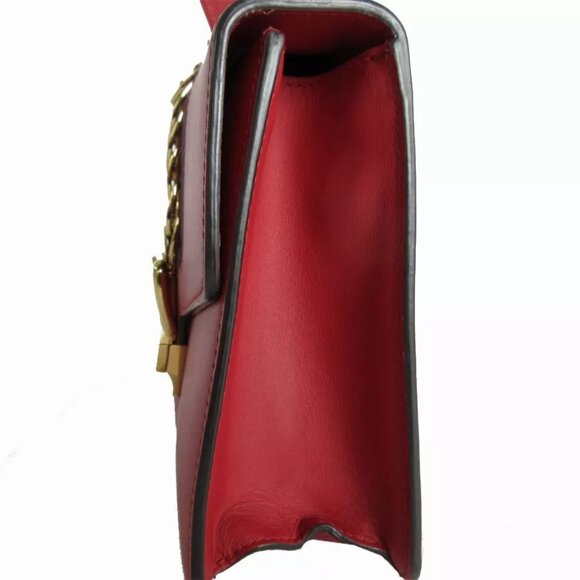 Auth GUCCI SylvieShoulder Bag Red leather - Picture 8 of 15